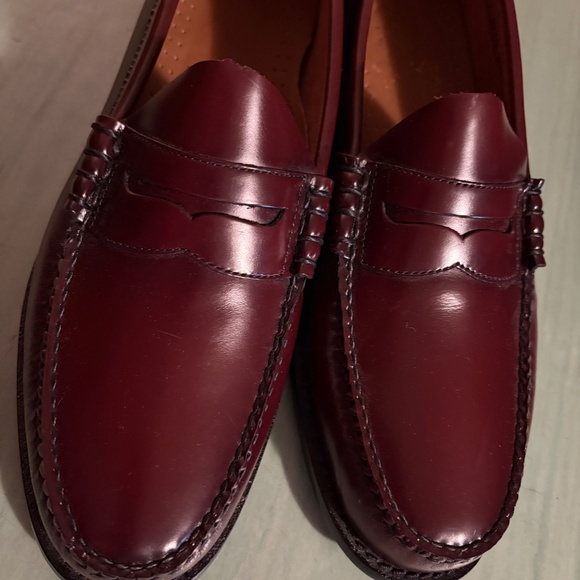 G.H. Bass & Co. Burgundy Leather Penny Loafers main image 10